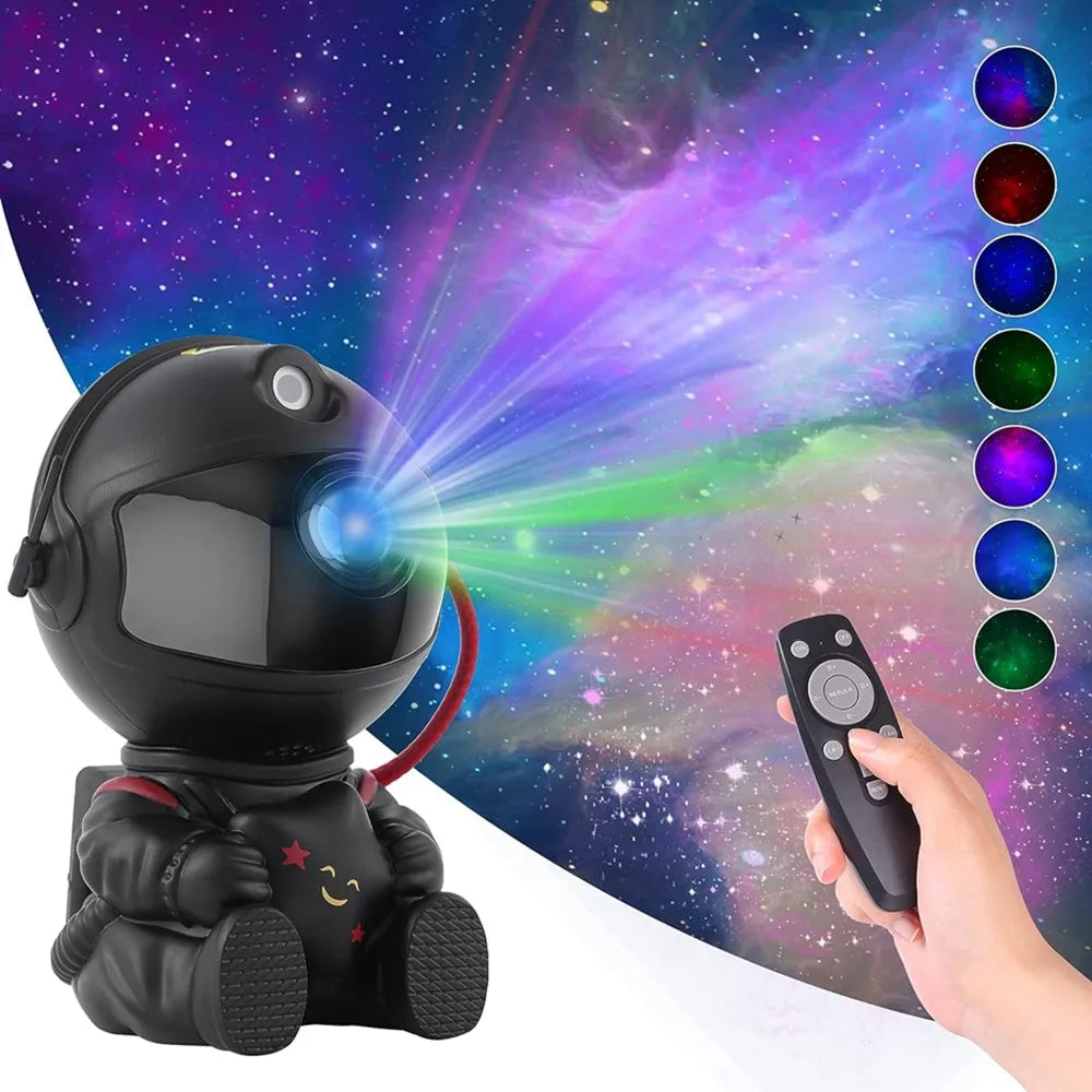 Galaxy night light projector with astronaut - Epiceasyshop1