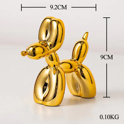 Nordic resin balloon dog statue