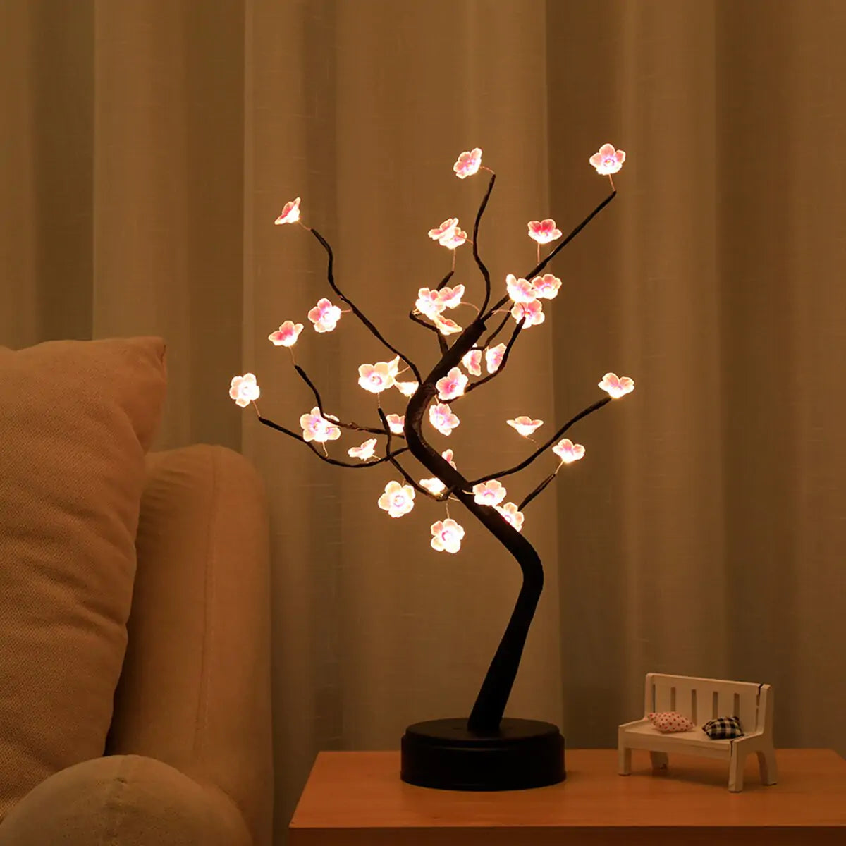 Cherry bonsai tree lamp - Epiceasyshop1