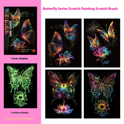 Luminous Scratch Art Paper - Epiceasyshop1