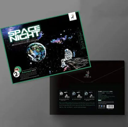 Space astronaut scratch Kit - Epiceasyshop1