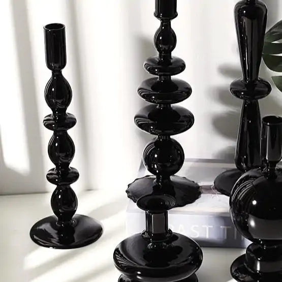 Rue glass candlestick - Epiceasyshop1