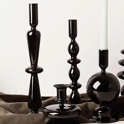 Rue glass candlestick - Epiceasyshop1