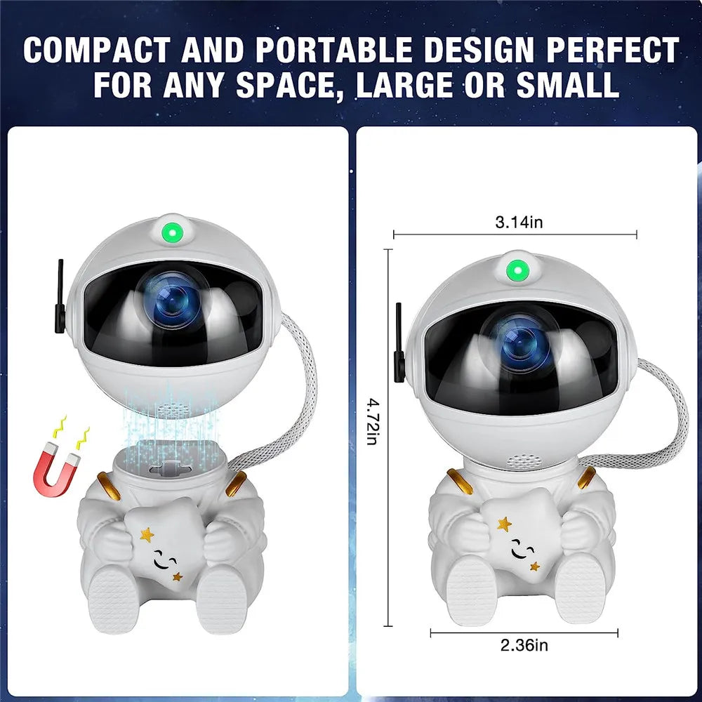 Galaxy night light projector with astronaut - Epiceasyshop1