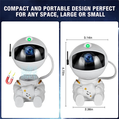 Galaxy night light projector with astronaut - Epiceasyshop1