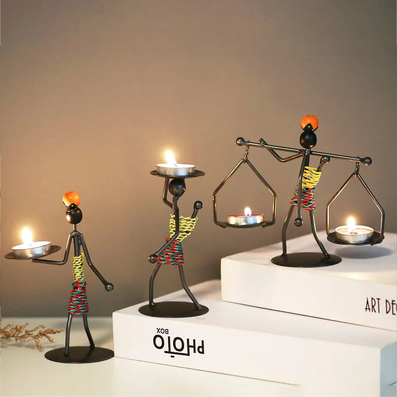 Abstract Character Candle Holder - Epiceasyshop1