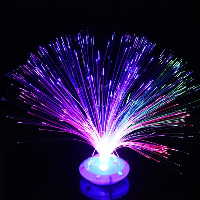 LED Fiber Optic Lamp - multicoloEpiceasyshop1- from above-