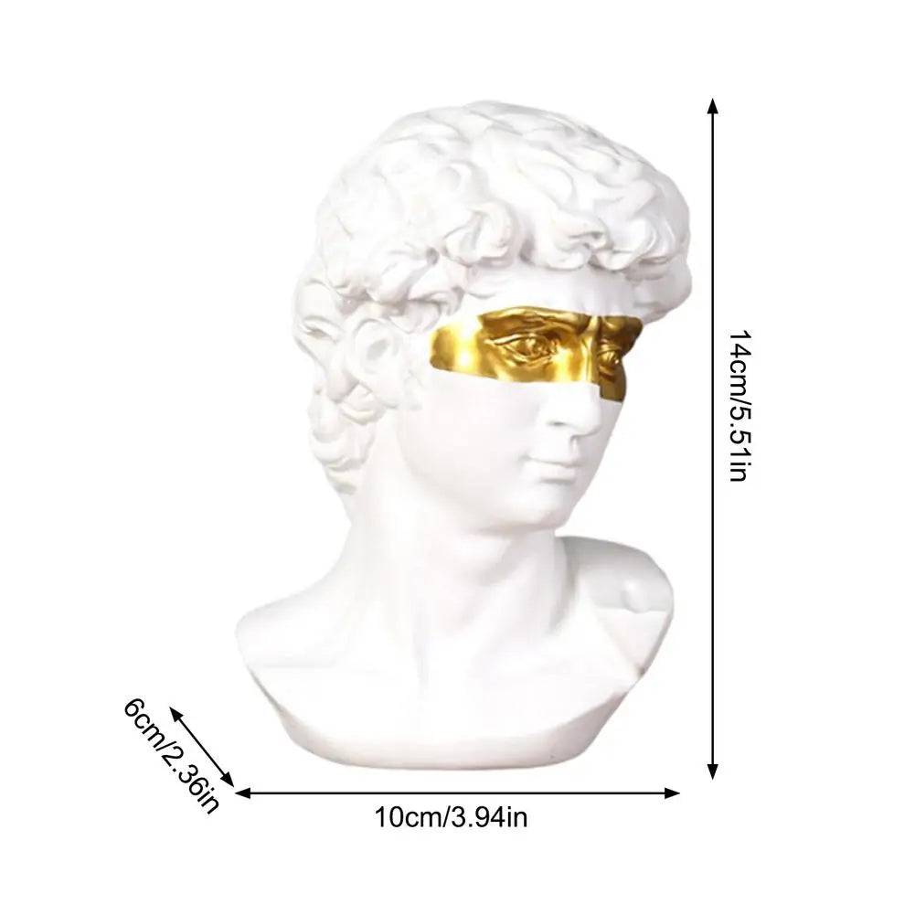 Masked David Head Statue - Epiceasyshop1