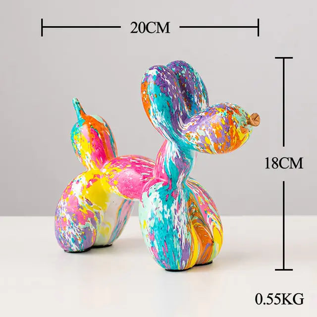 Nordic resin balloon dog statue - Epiceasyshop1