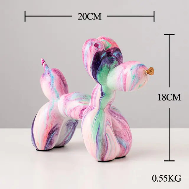 Nordic resin balloon dog statue - Epiceasyshop1