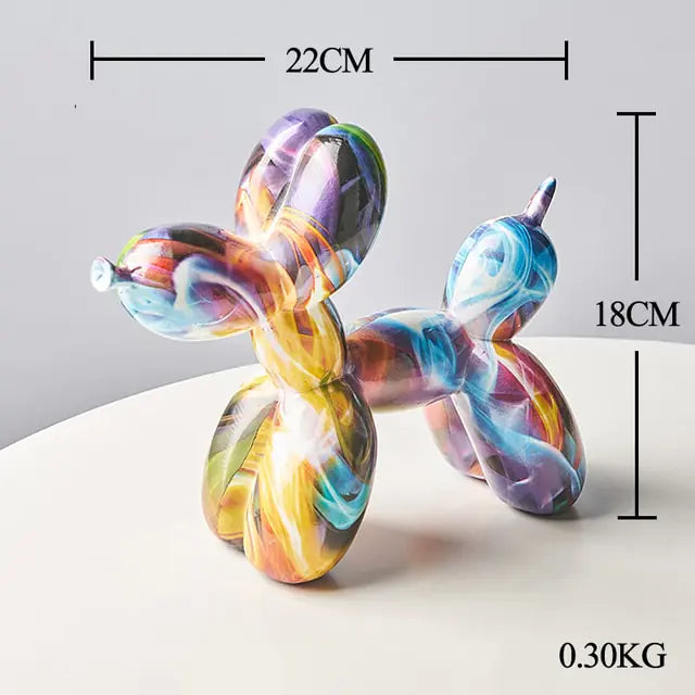 Nordic resin balloon dog statue - Epiceasyshop1