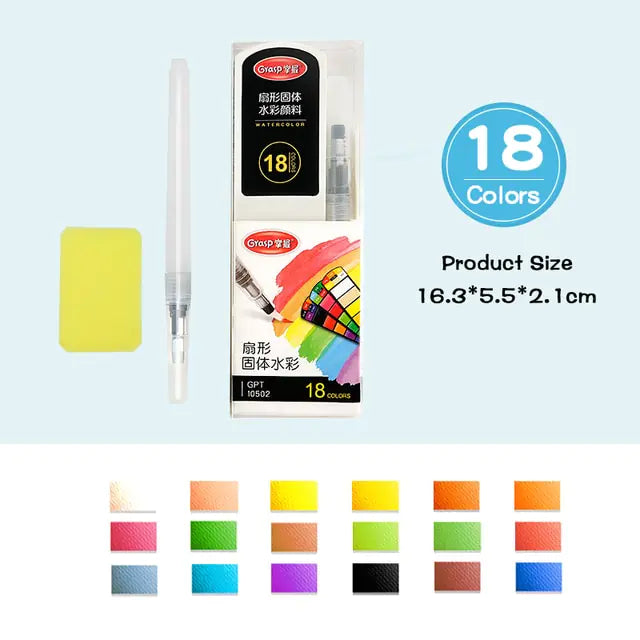 Solid watercolor paint set - Epiceasyshop1