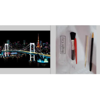 City Night Scratch Art Kit - Epiceasyshop1