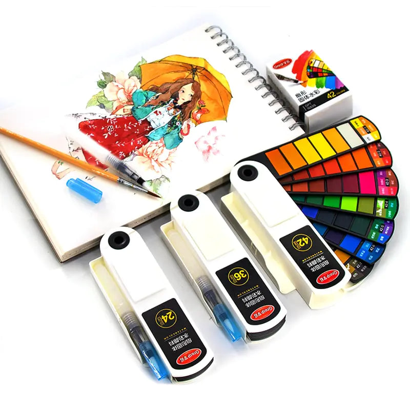 Solid watercolor paint set - Epiceasyshop1