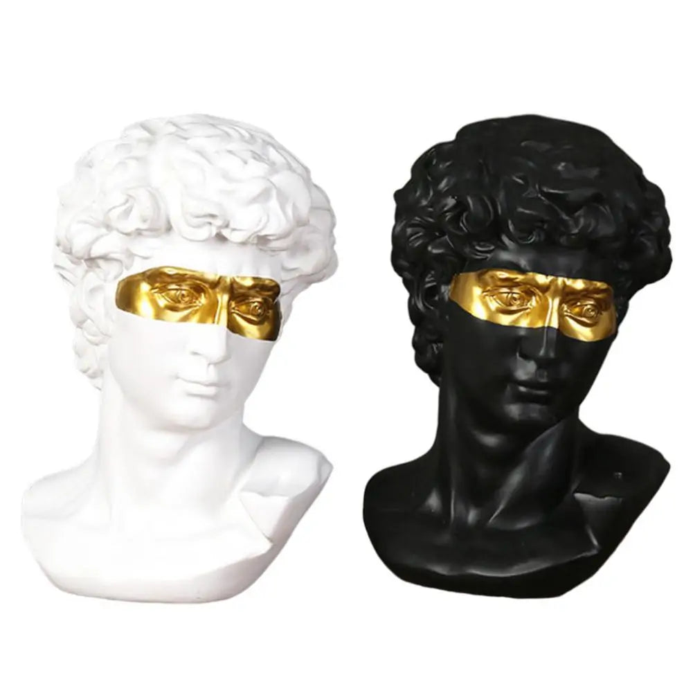 Masked David Head Statue - Epiceasyshop1