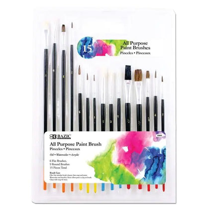 Paint brush all purpose (15/Pack) - Epiceasyshop1