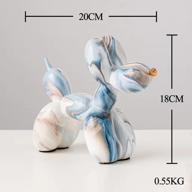 Nordic resin balloon dog statue - Epiceasyshop1