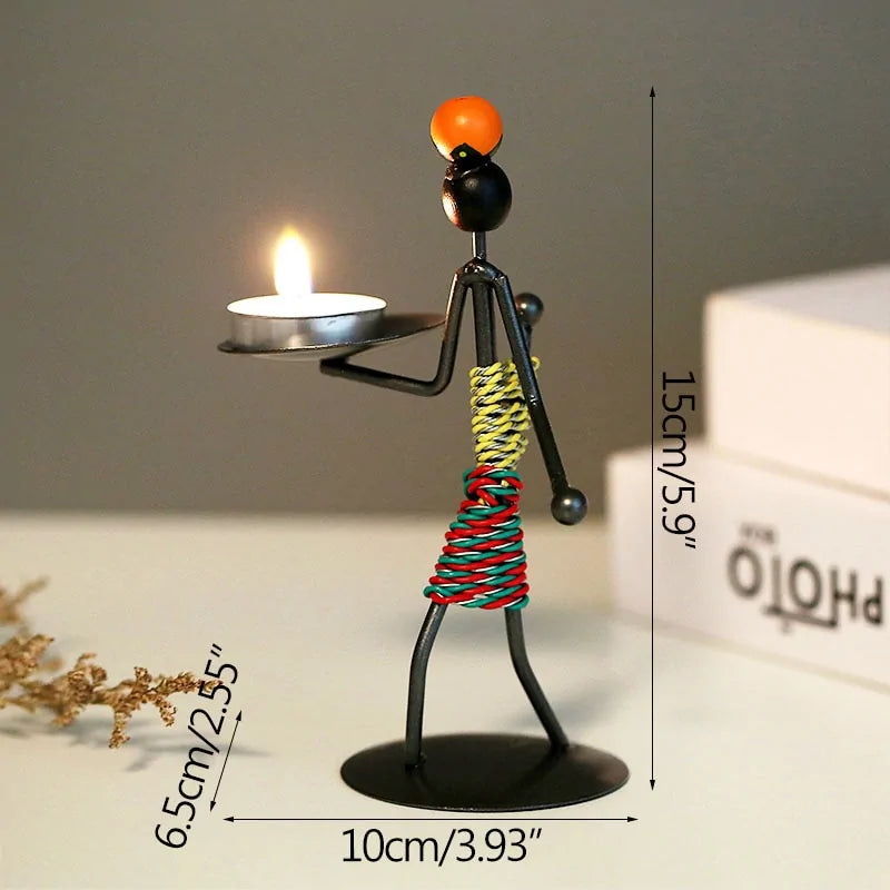 Abstract Character Candle Holder - Epiceasyshop1