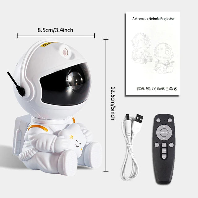 Galaxy night light projector with astronaut - Epiceasyshop1