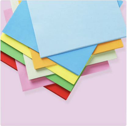 Colorful Handmade Origami Paper for Paper-Cut Cranes & Crafts