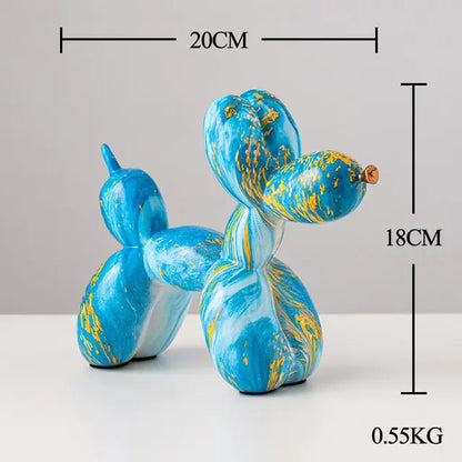 Nordic resin balloon dog statue - Epiceasyshop1