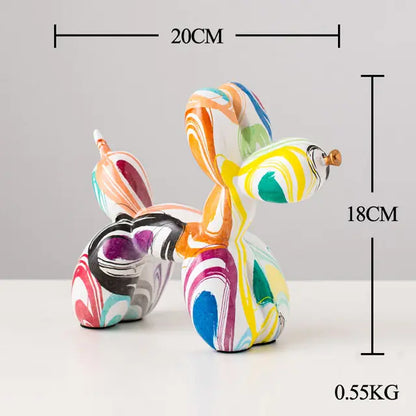 Nordic resin balloon dog statue - Epiceasyshop1